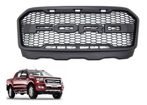 Mascarilla Ford Ranger con luz led blanca