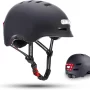 casco con luz led frontal y posterior en ecuador chaski imports
