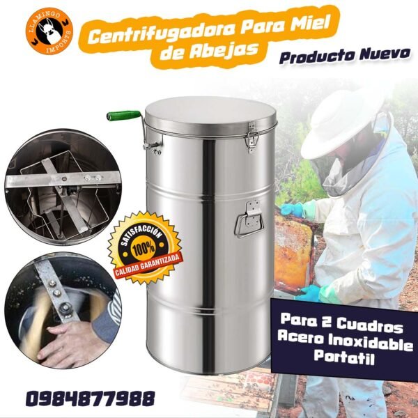 centrifugadora extractora de miel apicultura ecuatoriana ecuador